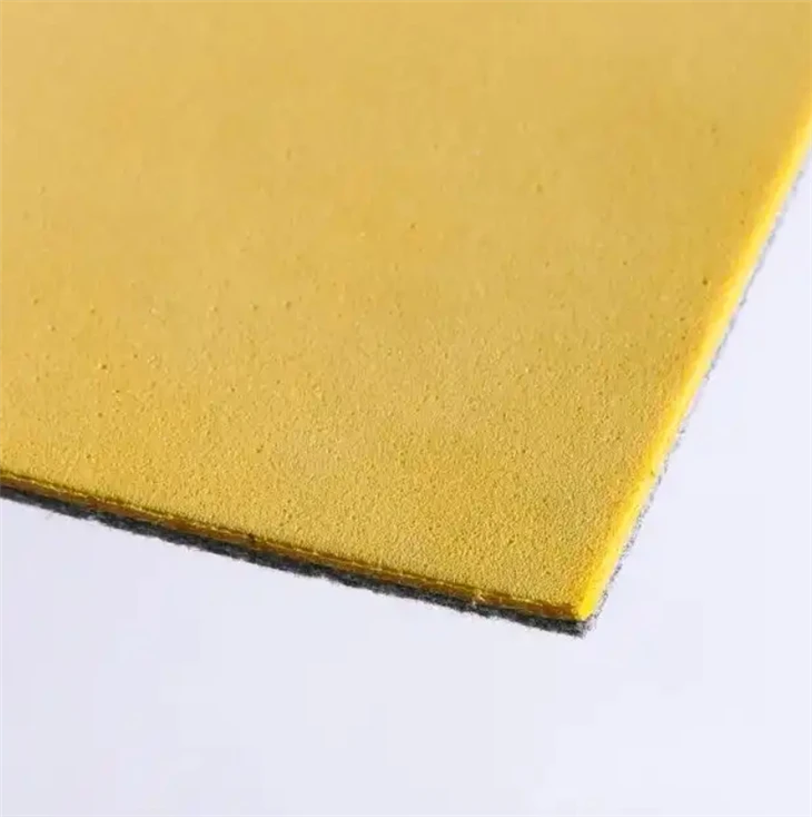 Durable Using Low Price Shoe Lining Material Nonwoven Insole Board With Yellow Eva Insole Strobel
