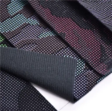 Flocking Printing Particle Patterns Nubuck Faux Leather Sheets Rexine Fabric