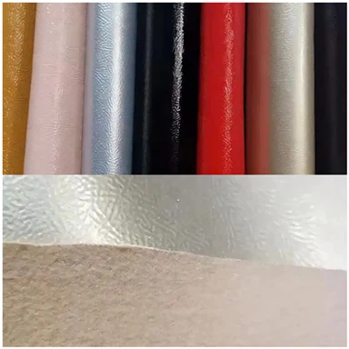 Synthetic Faux Leather Fine Glitter Faux Leather Fabric For Shoes Bags Hair Bow