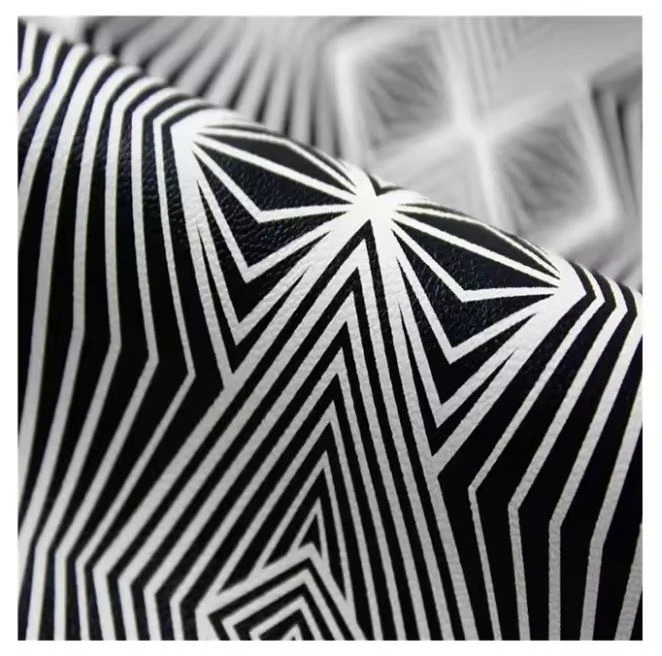 Custom Anti-Mildew Printed Soft Fabrics PU Synthetic Leather Clothing Fabric For Garments
