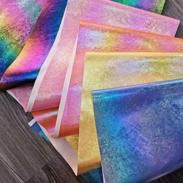 Laser Mirror Faux PU Leather