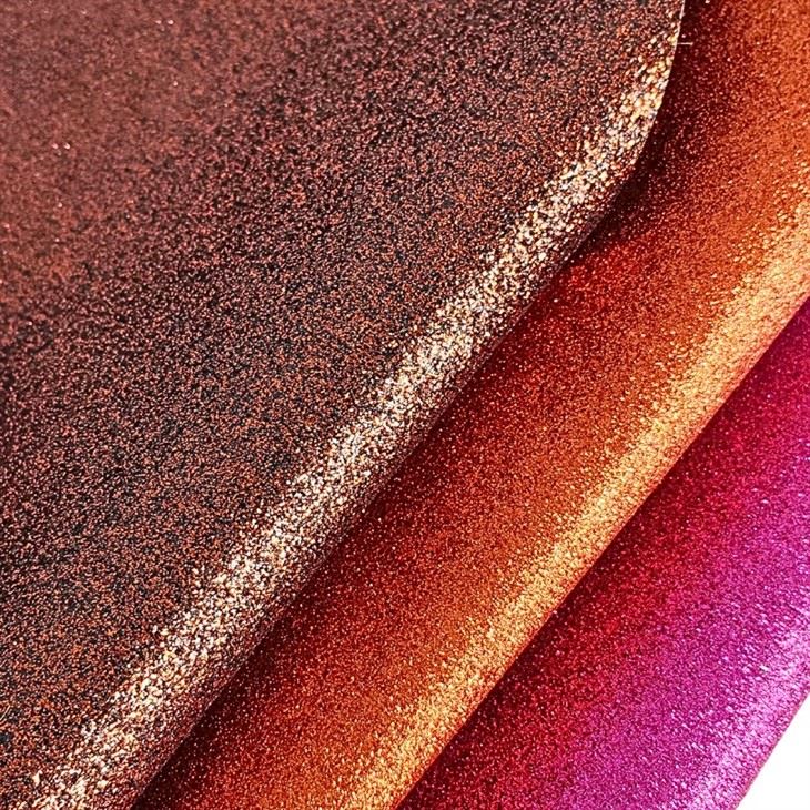 Glitter Synthetic Leather Sparkling Shiny Material For Shoes Bags