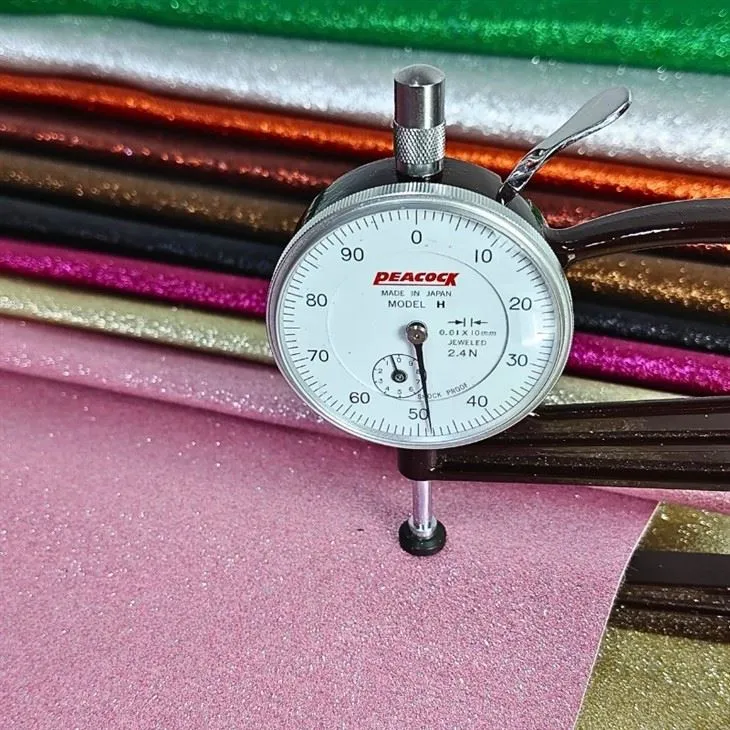 Glitter Synthetic Leather Sparkling Shiny Material For Shoes Bags suppliers