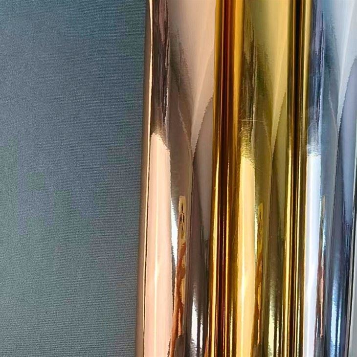 Holographic Mirror TPU PVC Synthetic Leather Fabric