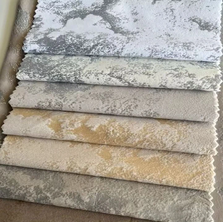 Latest Luxury Bronzed Velvet Curtain100%polyester Woven Fabric