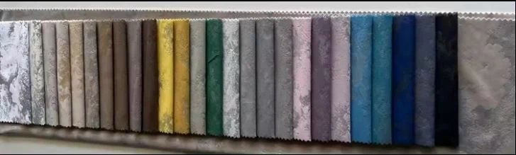 Latest Luxury Bronzed Velvet Curtain100%polyester Woven Fabric