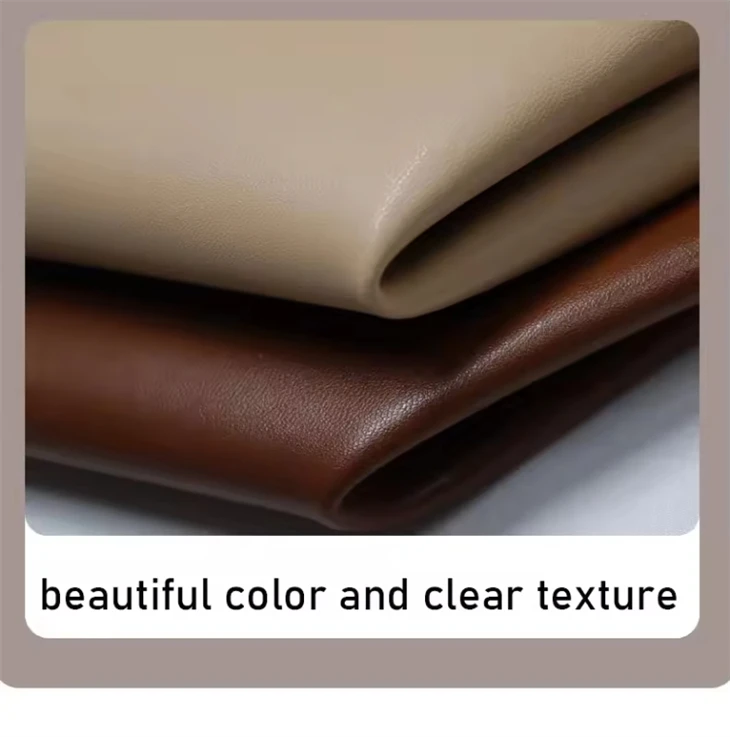 Microfiber 0.6 mm Embossed Napa Rexine Car Upholstery Fabric Artificial Faux Synthetic PU Leather For Car Seat Shoe Sofa Bags