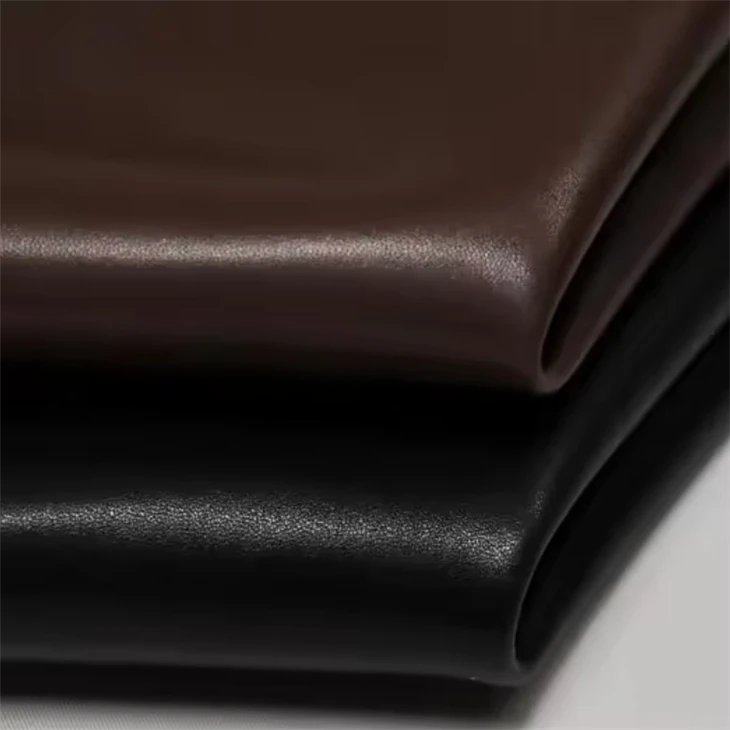 Microfiber 0.6 mm Embossed Napa Rexine Car Upholstery Fabric Artificial Faux Synthetic PU Leather For Car Seat Shoe Sofa Bags