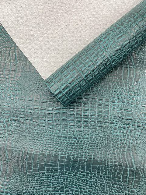 Crocodile pattern PVC leather spunlace nonwoven backing 1 Crocodile pattern PVC leather spunlace nonwoven backing 1