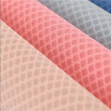 Newest Popular 100% Polyester Soft Diamond Design Air Mesh 3d Knitted Spacer Mesh Fabric Sandwich Mesh Fabric