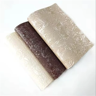 Sparkly Shiny Synthetic Vinyl PVC Glitter Fabric Faux Leather
