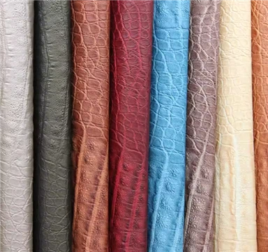 Top Quality PVC Crocodile Faux Leathe