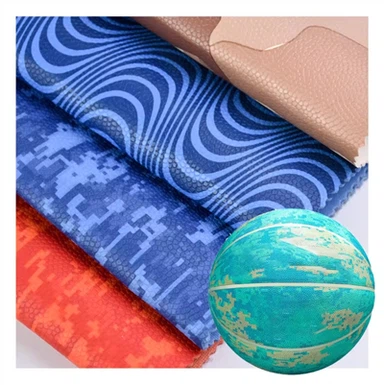 Wholesale Faux Leather Fabric Pvc Artificial Leather Professional Basketball Custom Ball Leather Material For Basketball