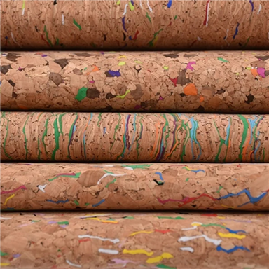 Wholesale Natural Cork Eco Friendly Leather Fabric